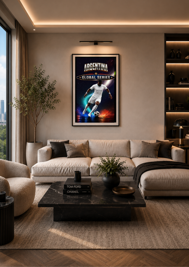 Argentina Football Poster