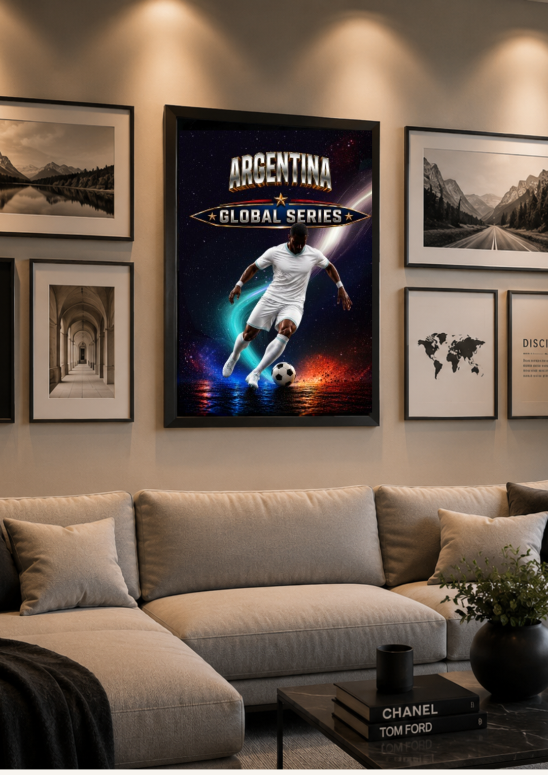 Argentina Football Poster