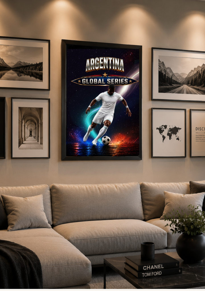 Argentina Football Poster