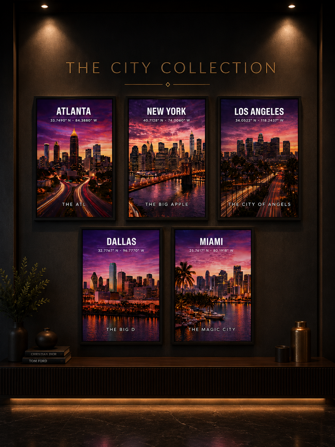 Dallas Skyline Poster