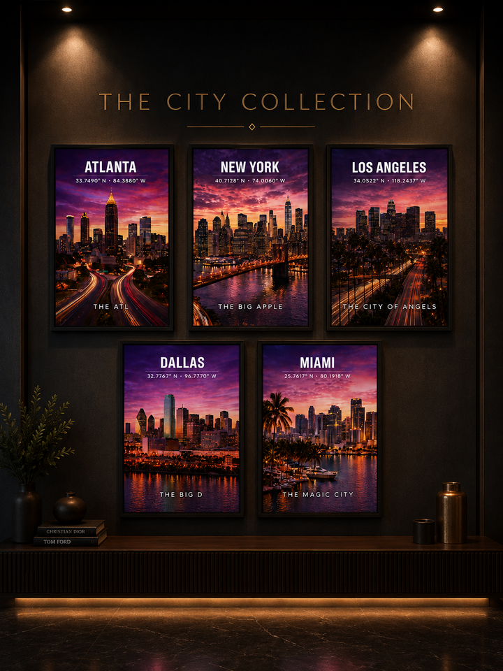 Dallas Skyline Poster