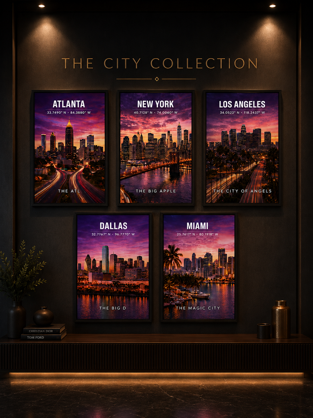 Atlanta Skyline Poster