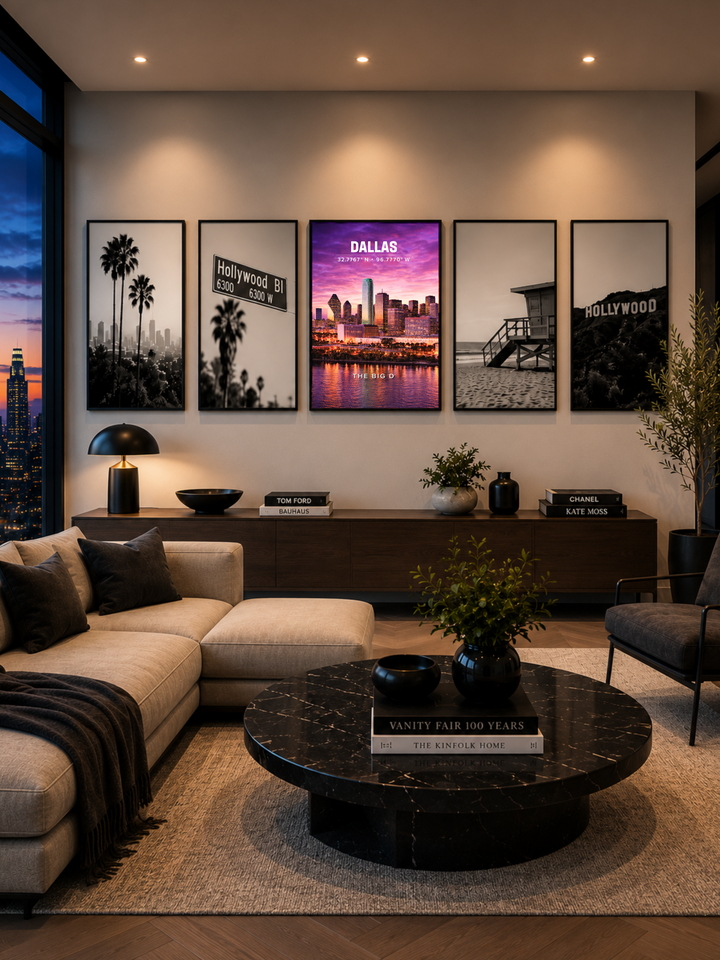 Dallas Skyline Poster