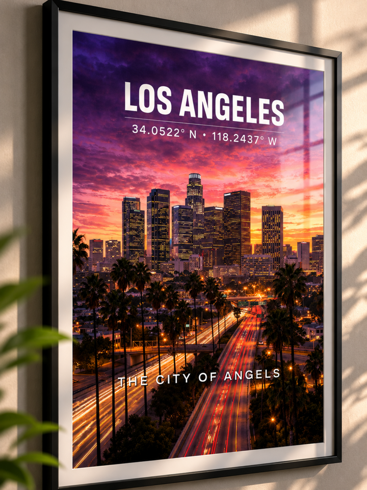 Los Angeles Skyline Poster