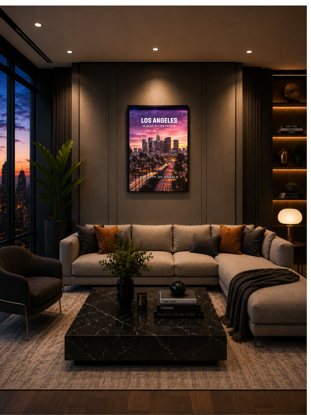 Los Angeles Skyline Poster