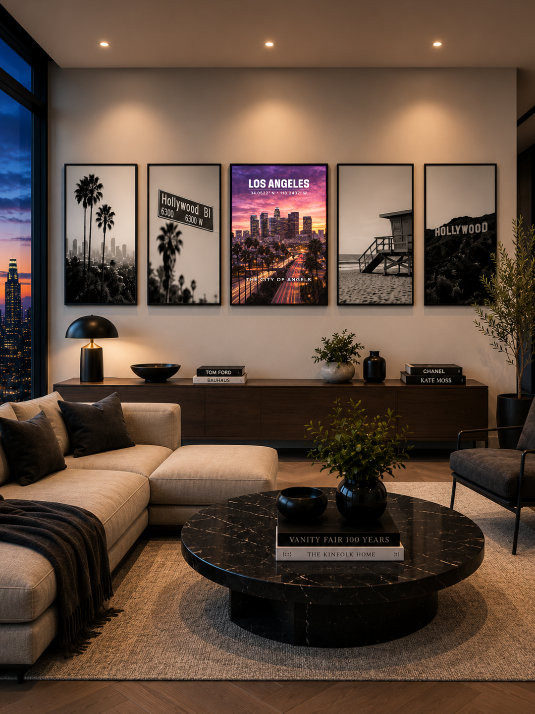 Los Angeles Skyline Poster