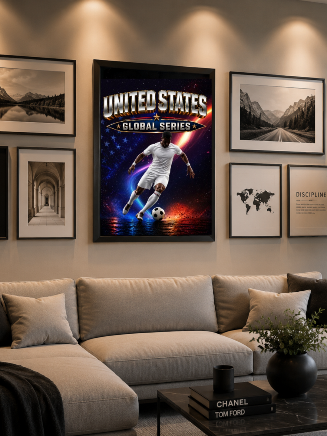 United States Football Poster