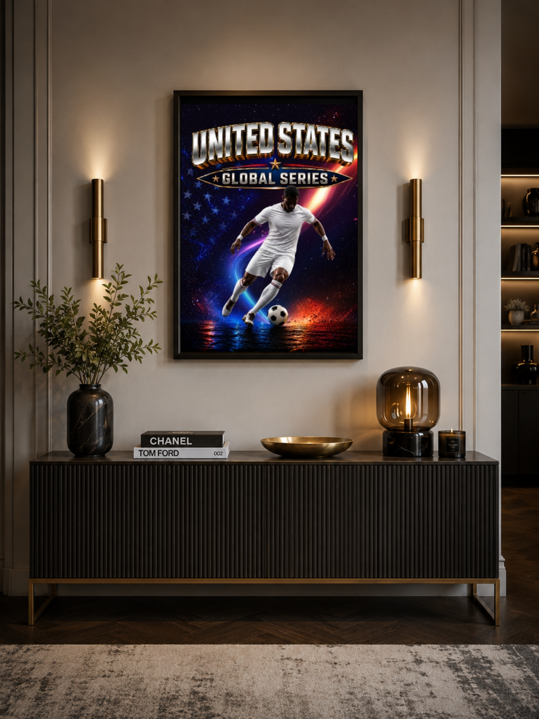 United States Football Poster