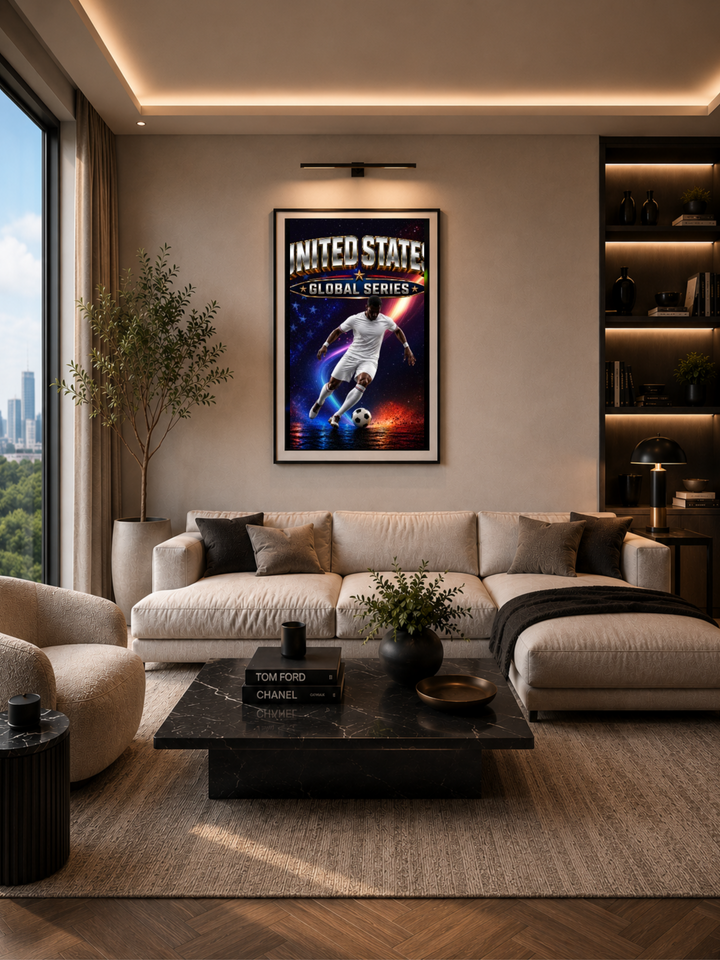 United States Football Poster