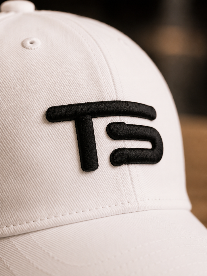 TasikoSport TS Monogram Cap White 