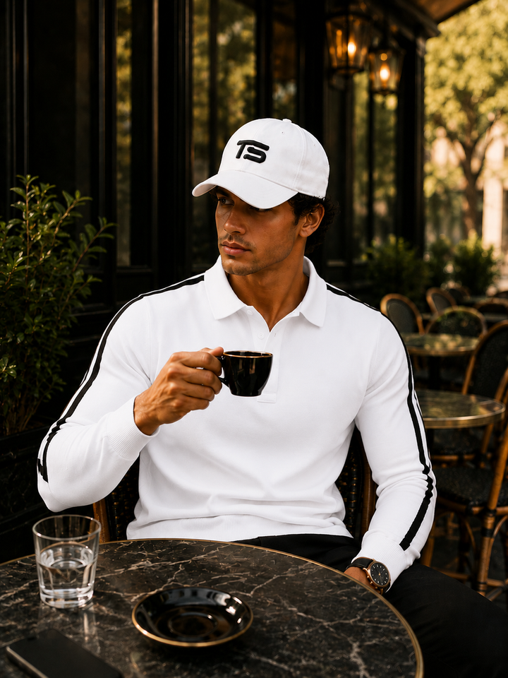 TasikoSport TS Monogram Cap White 
